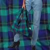 [KINDBAG] Tartan Check Reusable Medium Kind Bag