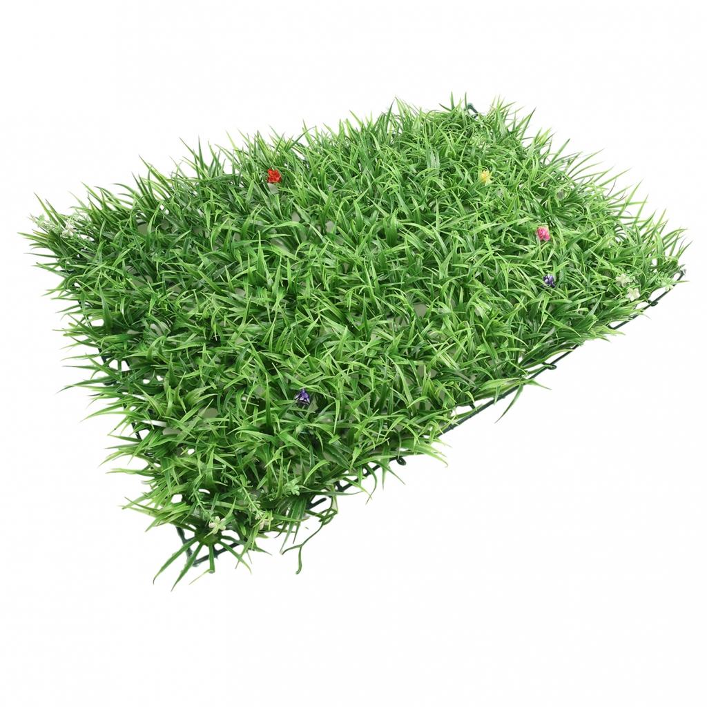Štvorcová umelá tráva na stenu Svadobná 40*60cm Dekorácia Listy