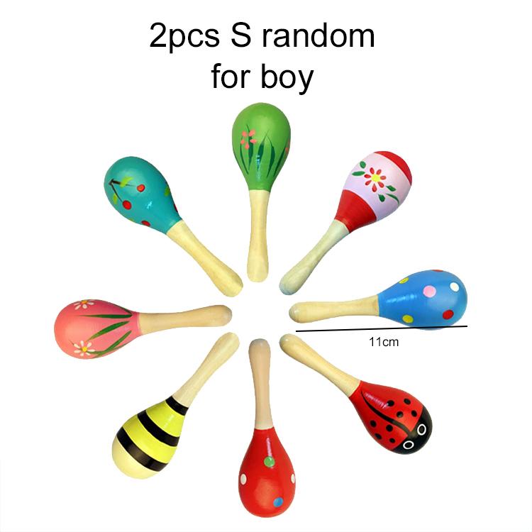 2 Stück Sandhämmer Holzspielzeug 2 Größen verfügbar Musikinstrument Kinder Orff-Instrumente Gehirnfördernde Montessori-Spiele TMZ