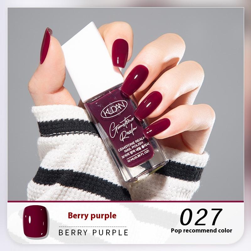 New KUDAN Diamond Realm Nail Polish No-Baking Quick Drying 10ml Tear Light Fragrance Summer