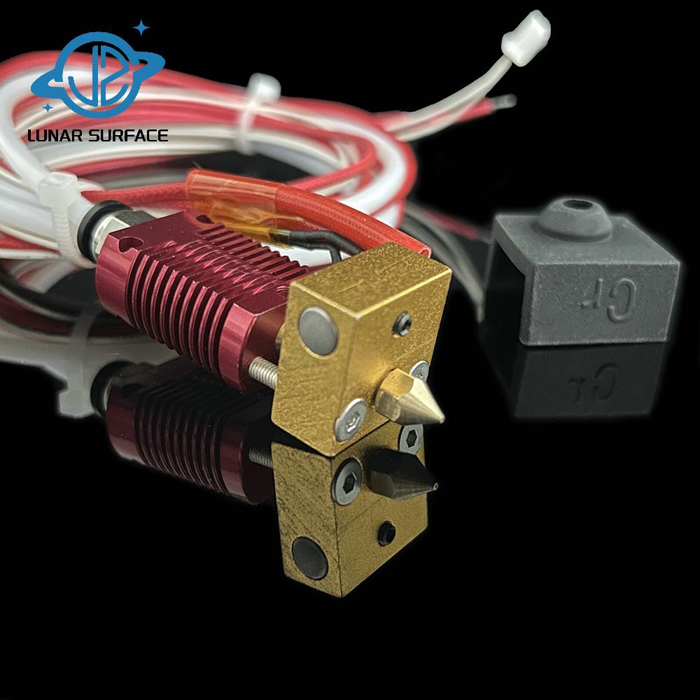 3D Printer Ender 3 Metal J-Head CR10 MK8 Hotend Extruder Kit Heat Block Nozzle Heater Thermistor for CR10s Pro Ender3 V2 Ender 5