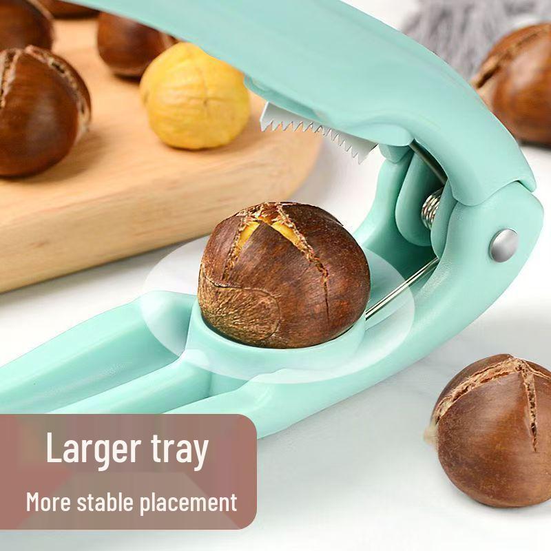 Chestnut Opener & Sheller: Household Cross-Mouth Scissors for Peeling and Clipping Chestnut Skins