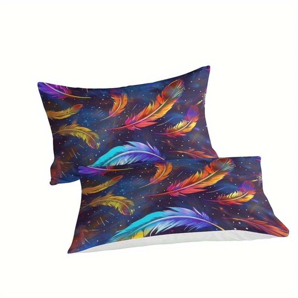 3D Digitaldruck Bettwäsche-Set, 2/3-teiliges Set, Weicher Polyesterstoff, Maschinenwaschbar Reißverschluss Verschiedene Designs und Themen