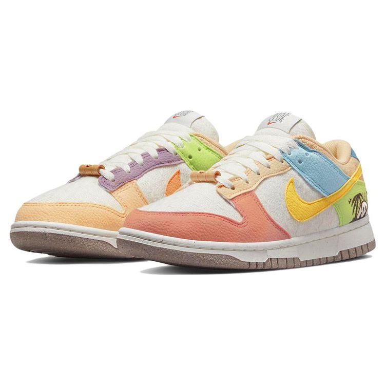 Nike  Dunk Low SE Sun Club Women Sneakers White Sail Light-Madder-Root DQ0265-100