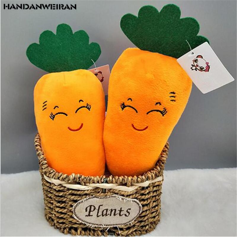 24CM Mrkvová plyšová hračka PP bavlnou plněná simulační zeleninový přívěsek Zábava levně