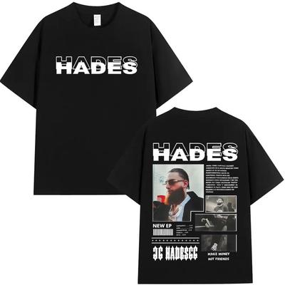 Hades66 New Album Hip Hop Rapper TShirts Y2K High Quality 2025 Cotton Pop Tee Shirt Mens Short Sleeve Casual Clothes Streetwear