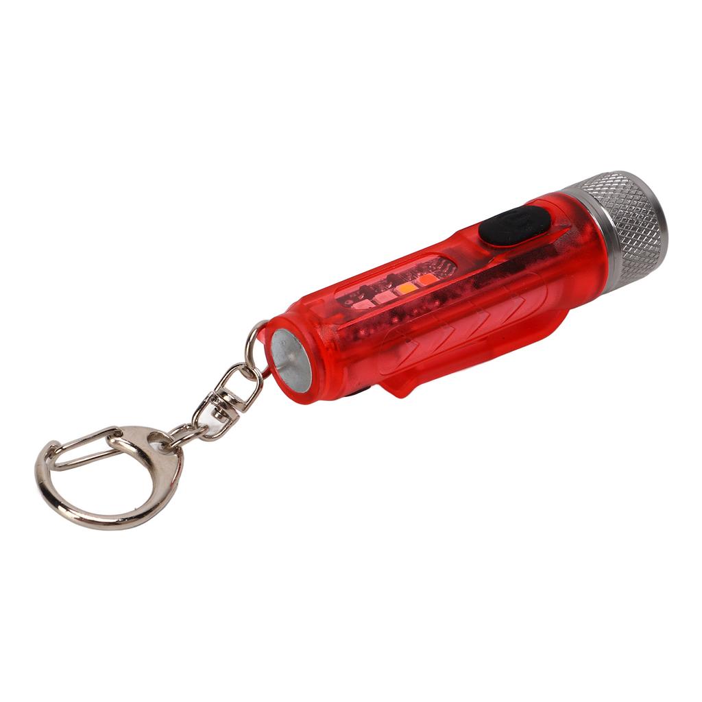 Mini Flashlight Portable Lightweight Multi Light Modes Pocket Flashlight for Outdoor Riding Hiking Camping Fishing Red