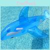 Inflatable Large Whale Water Park Float Adult Ride-on Water Toy Blue Pvc Material 150*84*68cm