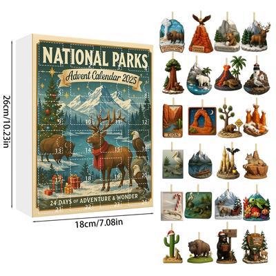 National Parks Advent Calendar 2025 Park Theme Advent Calendar Blind Box