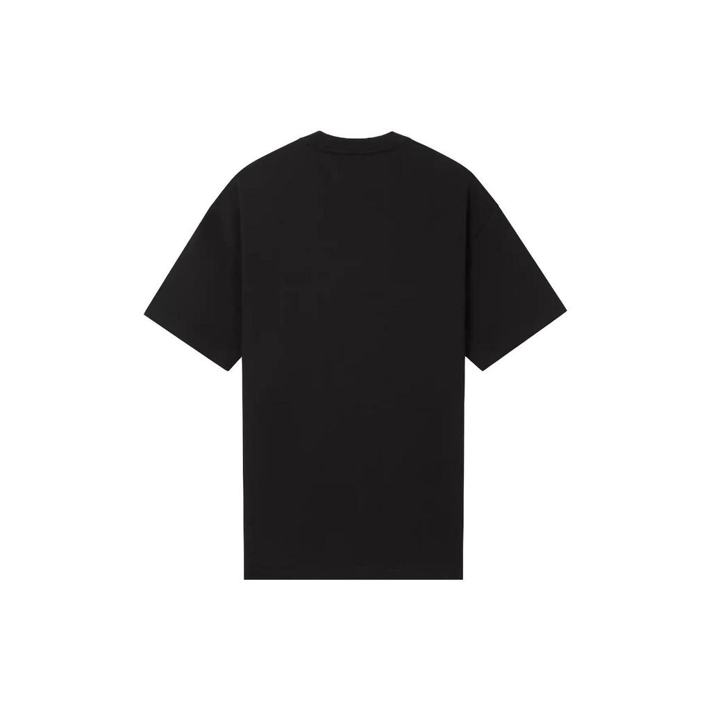 Karl Lagerfeld Outdoor Gathering Casual Letter Print Short Sleeve T-Shirt Men Tops Black 236M1752