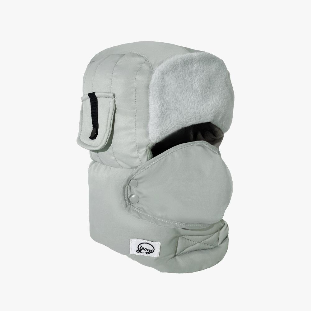 

Универсальная шапка-ушанка для женщин, новый стиль, плюс бархат, утолщенная, теплая, защита лица, защита ушей, велосипедная, лыжная шапка для мужчин, для улицы One size