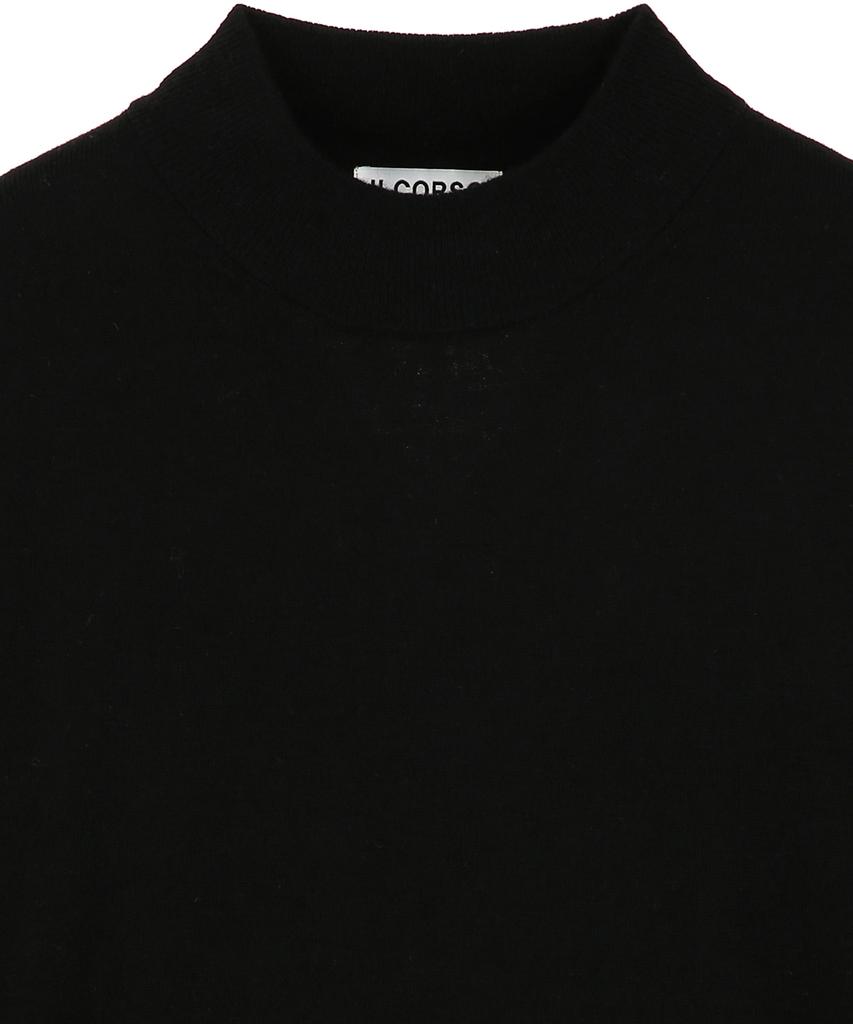 IL CORSO Cashmere Mock Neck Knit Black Iesw5F502Bk