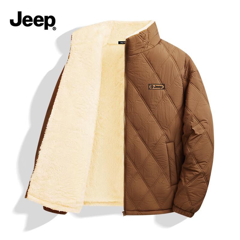 JEEP Men s Lamb Fleece Lined Winter Jacket 4XL