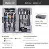 100-Piece Chrome Vanadium Steel Screwdriver Bit Set - Slotted, Cross, Hex Heads