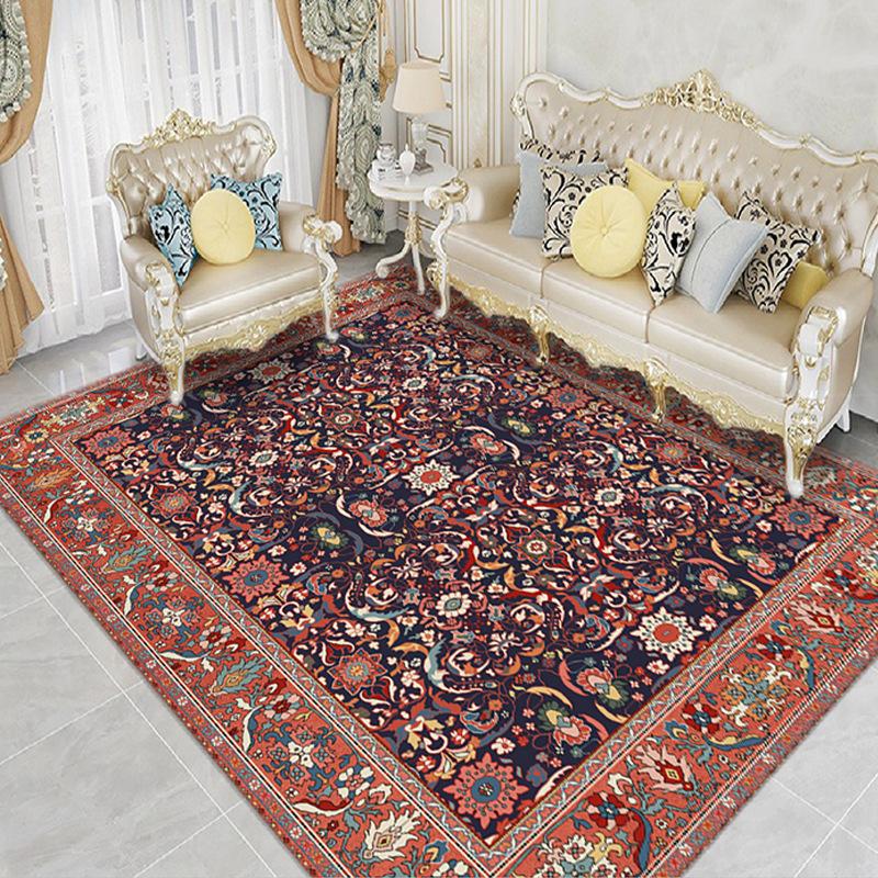 The Retro Printed Carpet Is Wear-resistant and Suitable for Home Decoration In Living Rooms and Bedrooms