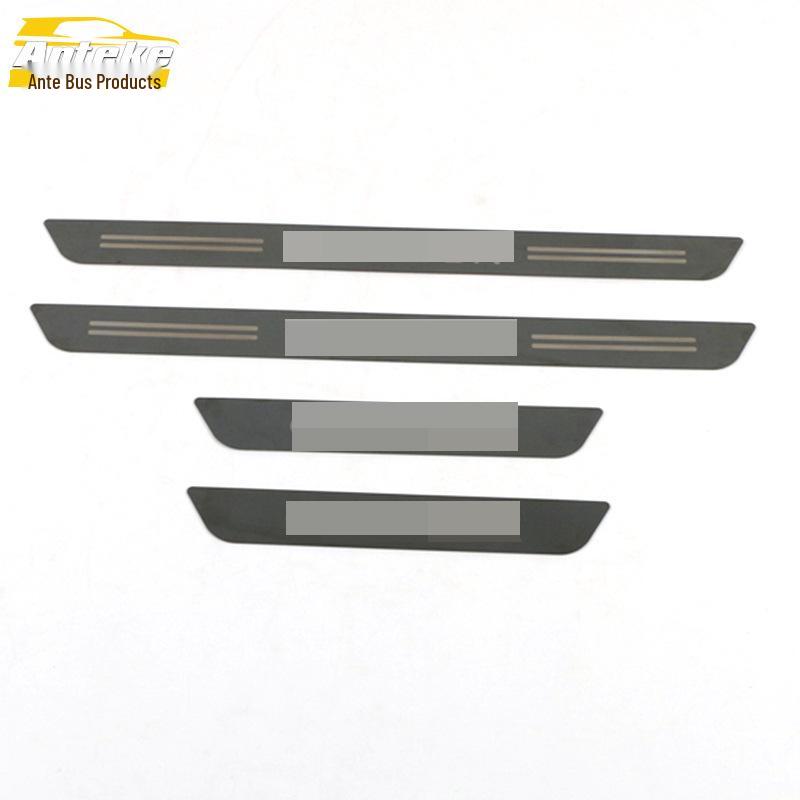 Fit for 2019 Koleos Stainless Steel Door Sill Trim Stickers - Exterior Welcome Pedal Accessories