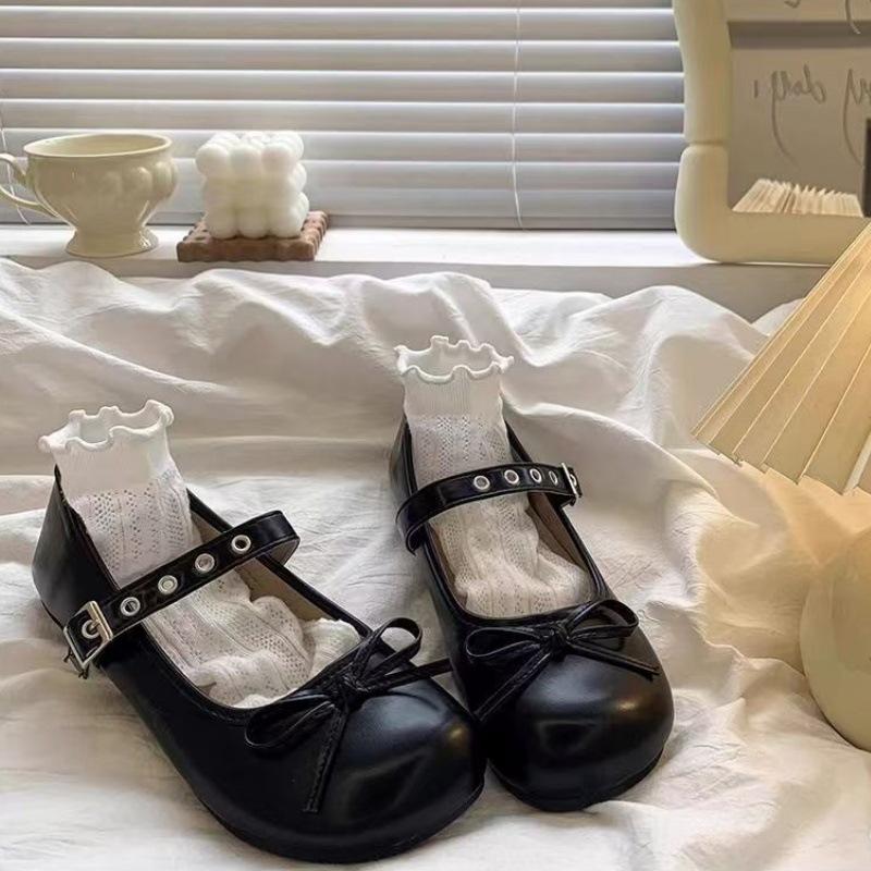Soft-soled shoes for girls aged 6-122026New children's princess shoes, Mary Jane flats for girls, versatile and with a sweet, girly style
