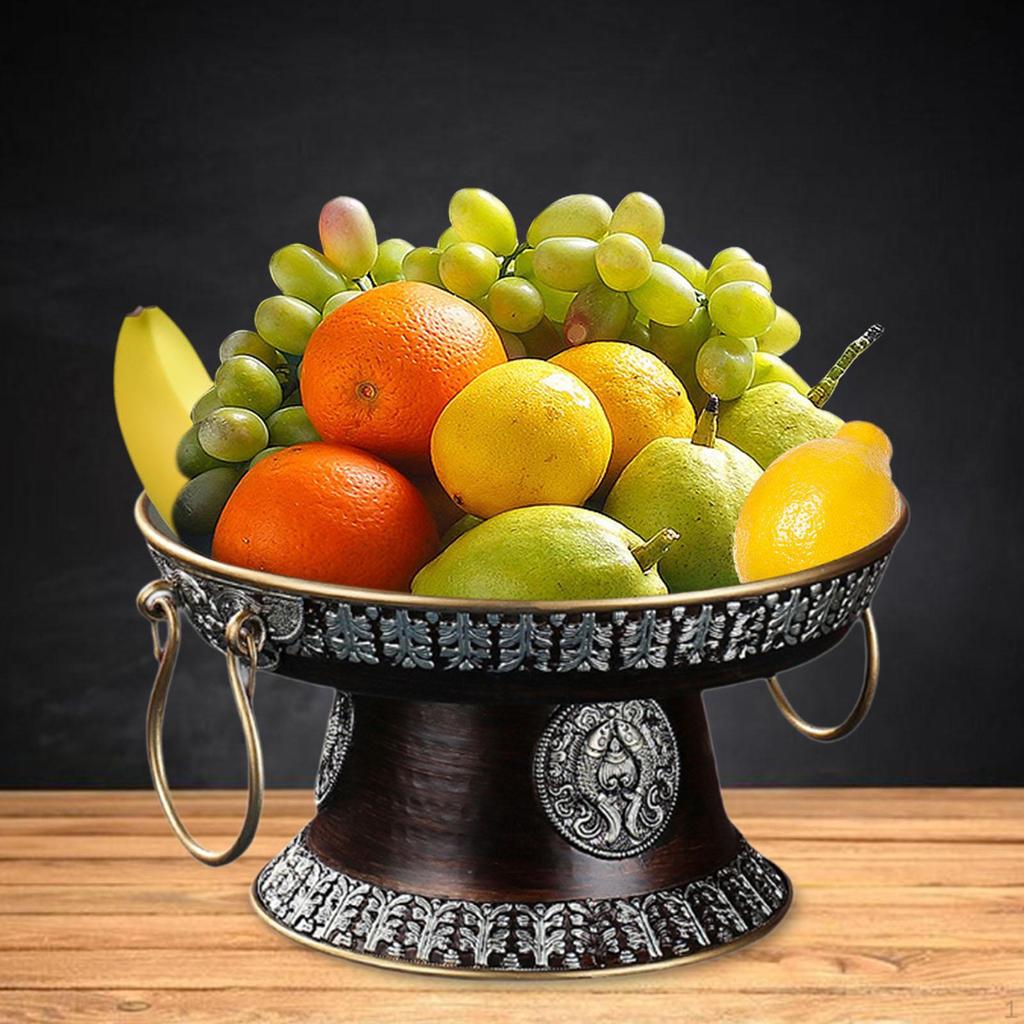 Decorative Fruit Dish, Offering Bowl for Altar Supplies, Tibetan