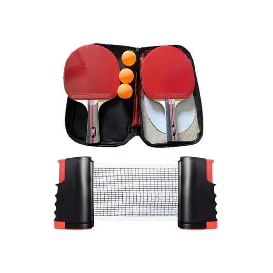 [Ready to ship] Table tennis set, ping pong practice machine, ping pong training, can be used indoors, height adjustable, table tennis racket, table