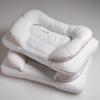 Dual-Layer Buckwheat Pillow With Ear Protection Side Sleepers Washable Cotton Cover Medium Support Neck Adults