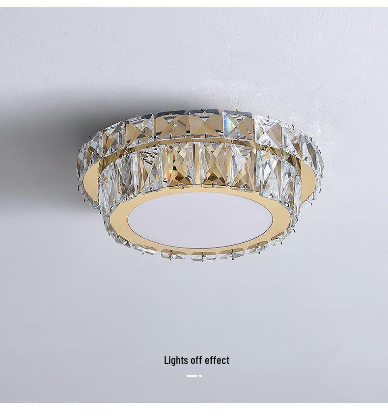Modern LED Crystal Ceiling Light for Hallway or Corridor