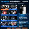 Outil de diagnostic OBD2 KINGBOLEN Soloscan pour Toyota/Lexus, Outil de diagnostic de voiture pour tous les systèmes, Codage ECU bidirectionnel, Mise à jour gratuite à vie