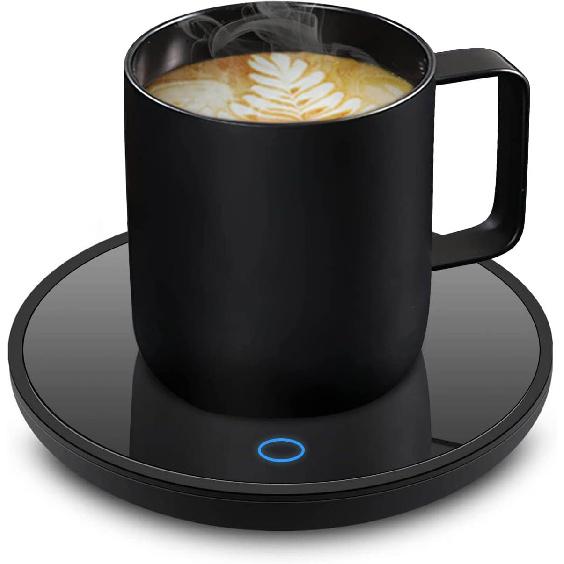 Подогреватель для кофейной кружки, Умный подогреватель для кофе, Подогреватель для свечей с автоотключением для офисного стола, Подогреватель для чашки с 2 температурами, Электрический подогреватель напитков