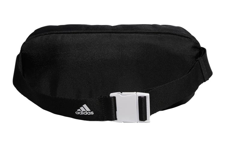 adidas Polyester Crossbody Bag, Fanny Pack Regular Unisex Black/White Logo DZ9238