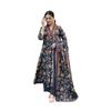 Nermosa Viscose Women Printed A-Line Kurta and Pant with Dupatta Set (In, Alpha, Xl, Blue)