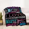 Gymnastics Dreams In Colors Blankets Are Suitable for Living Rooms, Bedrooms, Camping, and Other Places, Making Them an Ideal Choice for Gifts.