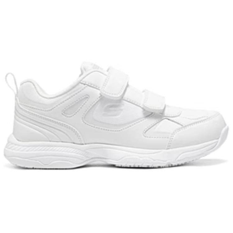 Skechers Arbeitskomfortable Freizeitschuhe mit niedrigem Schaft Herren Sneaker Weiß 200200-WHT