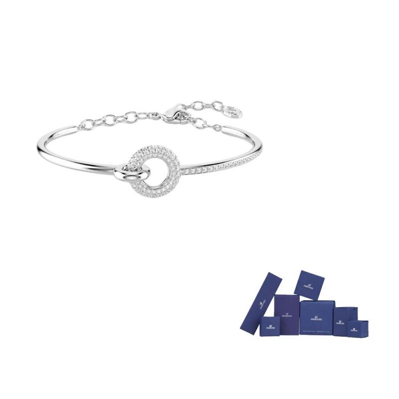 Swarovski Dextera Bangles Unisex White F-Original brand box белый