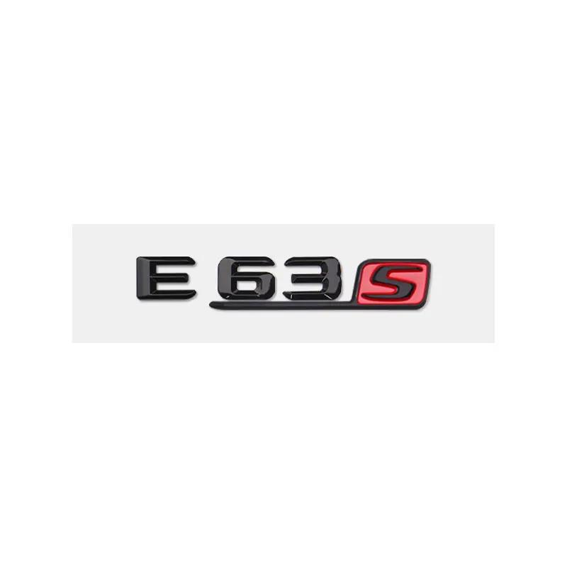 ZZUH8 E63S Logo Badge Car Stickers for Mercedes Benz E63 Refitted Eclass 6.3AMG Fender Side Labelflag New Old Rear Trunk Displacement