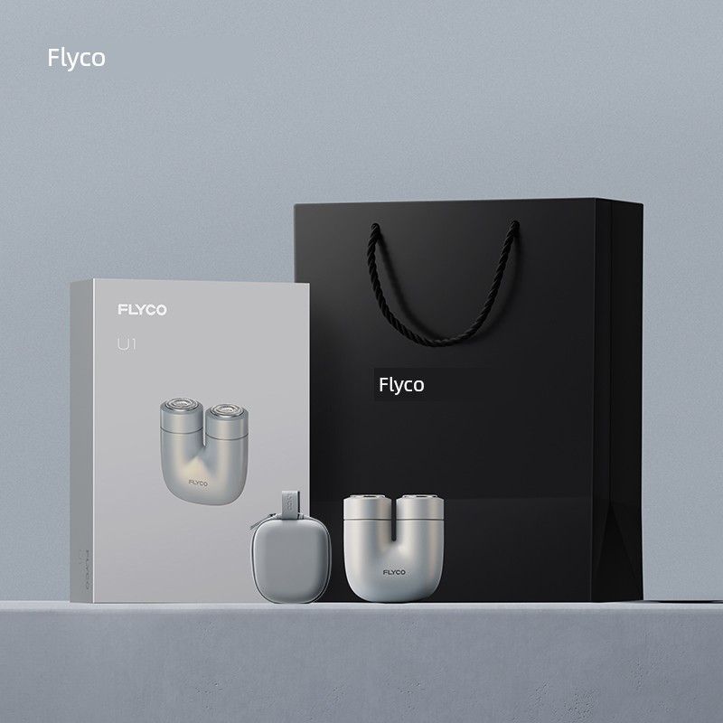

[Wang Yibo Recommended] Feike U1 Smart Electric Shaver for Men, Portable and Genuine, Gift for Boyfriend Starlight Silver