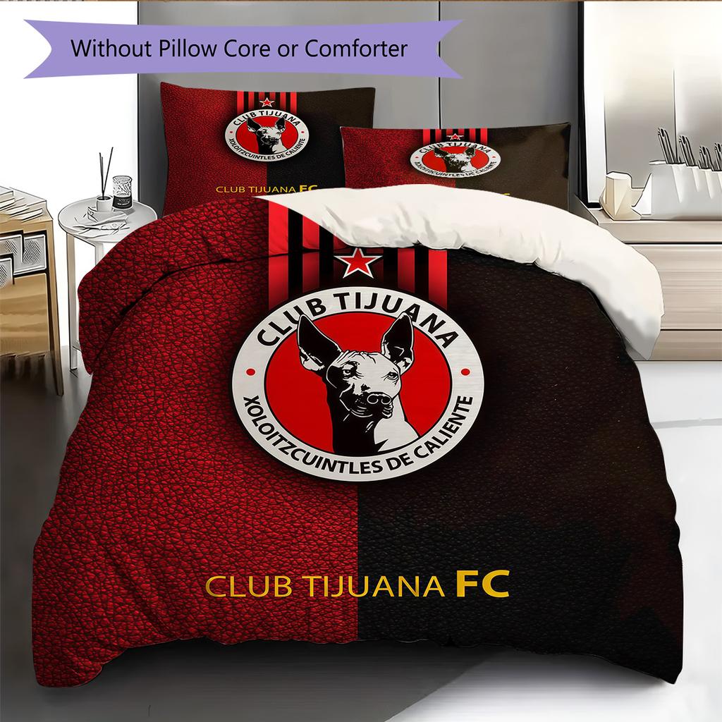 Club Tijuana Pattern Bedding Quilt Set  Home Decoration  Gift (1 * duvet cover + 2 * pillowcase  without core).xwn