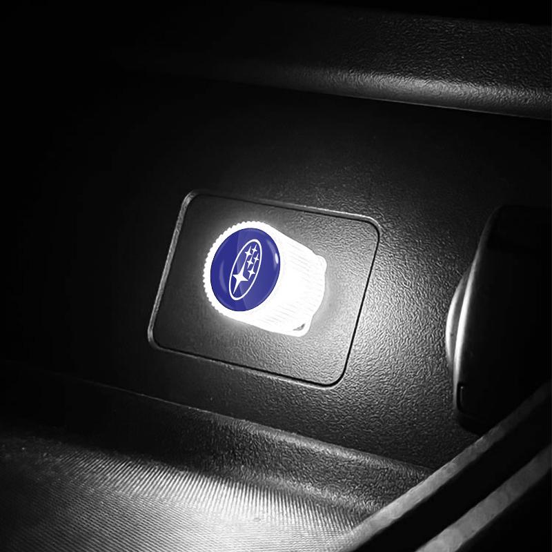 New Car Mini USB LED Ambient Light Plug Decorative Atmosphere Lamp For Subaru Impreza Legacy WRX STI BRZ Forester Ascent Levorg XV