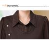 Women's Spring Summer Long Sleeve Chic Slimming Two-Piece Layered Top for Middle-Aged & Elderly