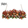 Indoor Outdoor Decorative Pendant Christmas Animal Suncatcher, Window Hanging Decor, Acrylic Holly Branch Sun Catcher, Creative New Year Gift Rainbow