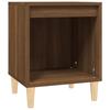 821872 vidaXL Bedside Table Brown Oak 40x35x50 Cm