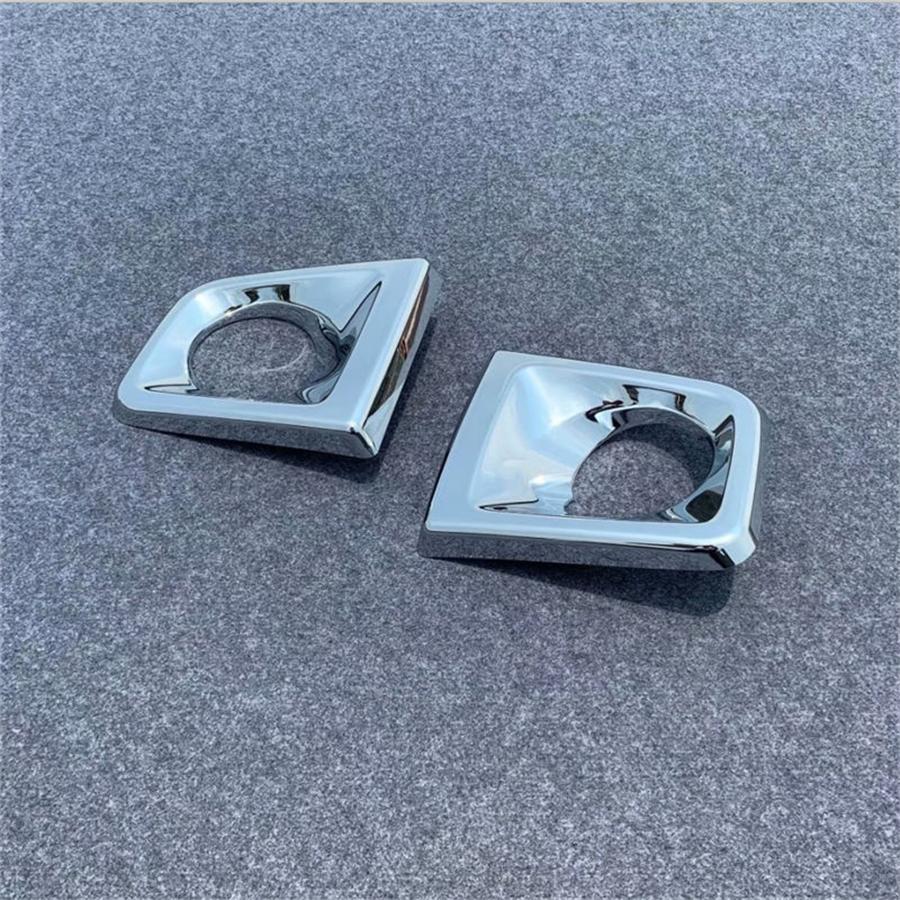 2PCS ABS Chrome Front Fog Light Cover Trim Fit For Toyota Tacoma 2016 - 2019