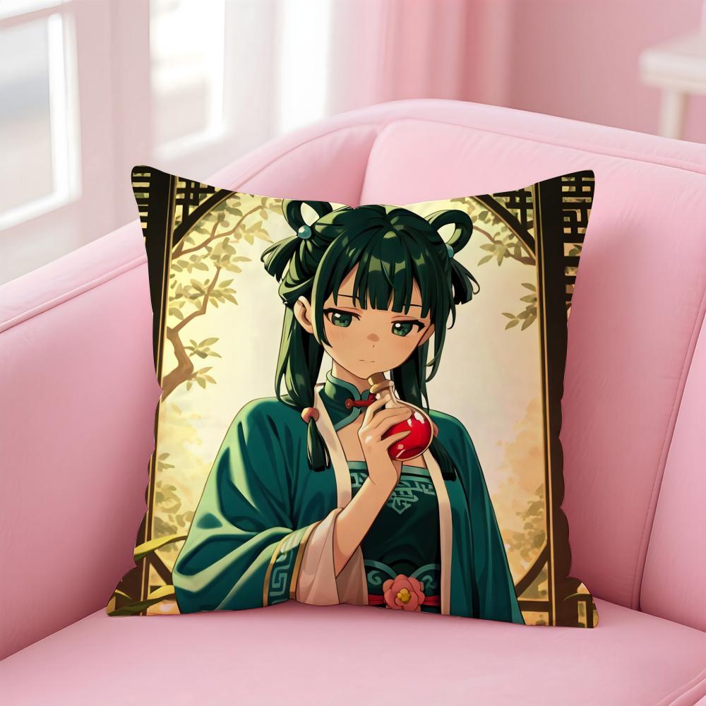 Anime Healing The AApothecary DDiaries Cushion Cover Pillow Case Soft Skin Friendly Fabric Comfort  Concealed Zipper