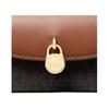 MICHAEL KORS Lyra Logo Coated Canvas Leatherette Wallet Extra Small Men's Dark Brown
