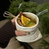 Non-slip Bag Ceramic Cups Large-caliber Irregular Mugs Tea Cup Coffee Cups  Household