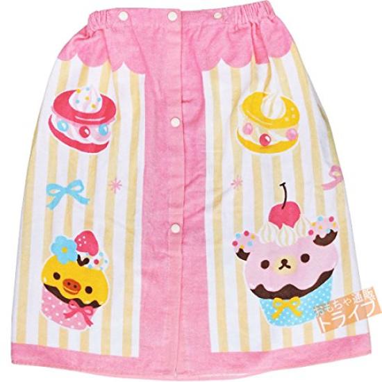 Toalha de Snaps Longa Marushin 60cm Rilakkuma de 8445000100 "Muitos Doces"