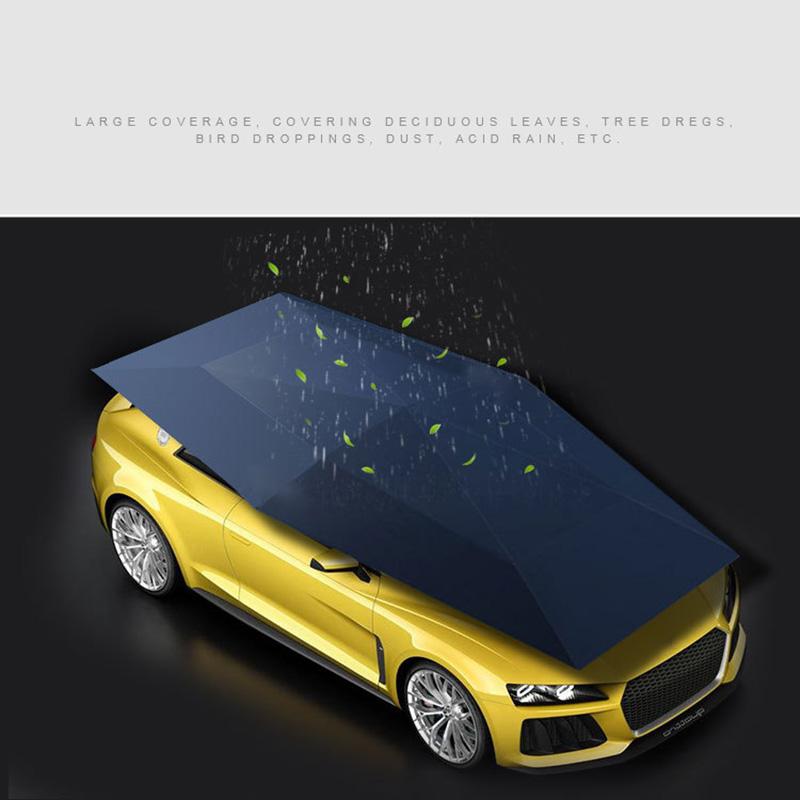 Samochodowy parasol markiza półautomatyczna namiot Auto Smart izolowany pokrowiec zewnętrzny wodoodporny składany przenośny baldachim osłona przeciwsłoneczna
