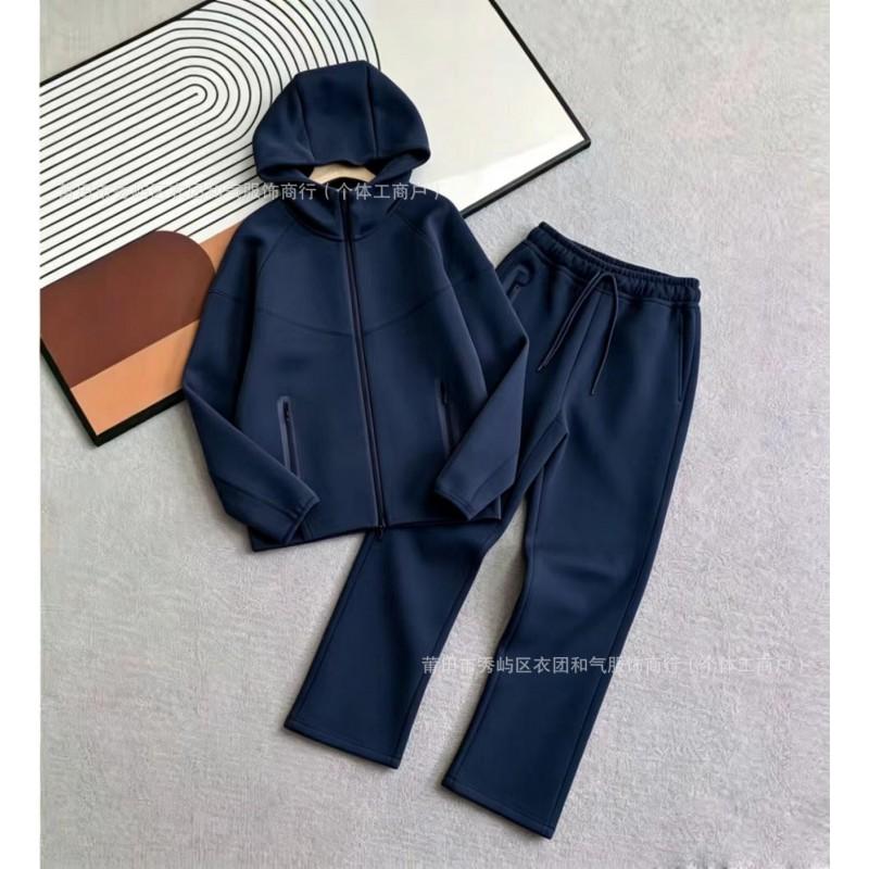 2026 Womens Tracksuit Set Hooded Jacket Sweatpants Casual Sportswear