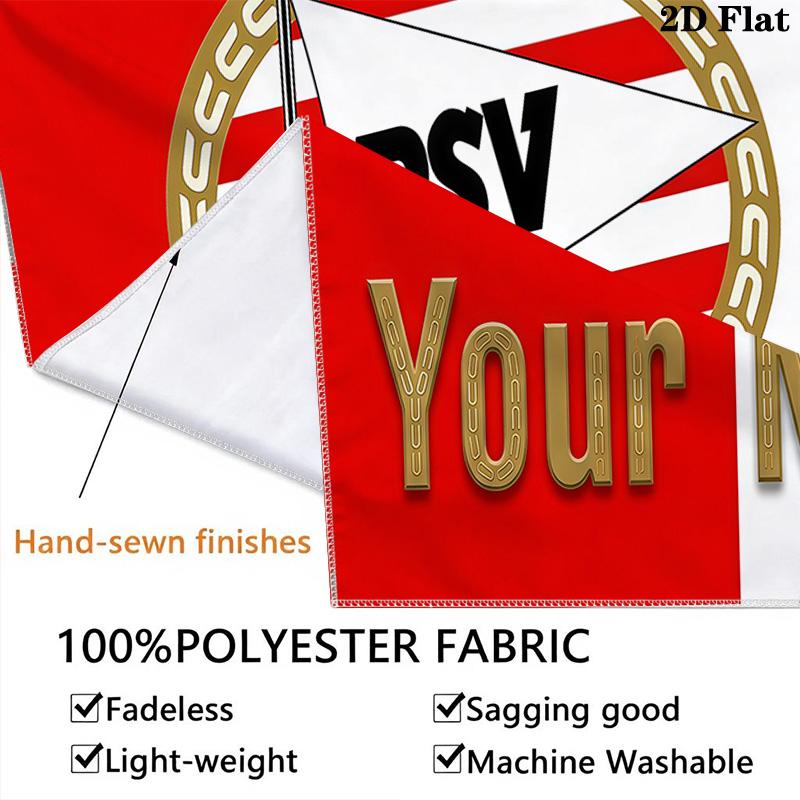 PHEilips Sport Vereniging Custom Name Wall Tapestry Aesthetic Wall Hanging Printed Fabric Blanket Decorative Tapestries for Bedroom Living Room Home D