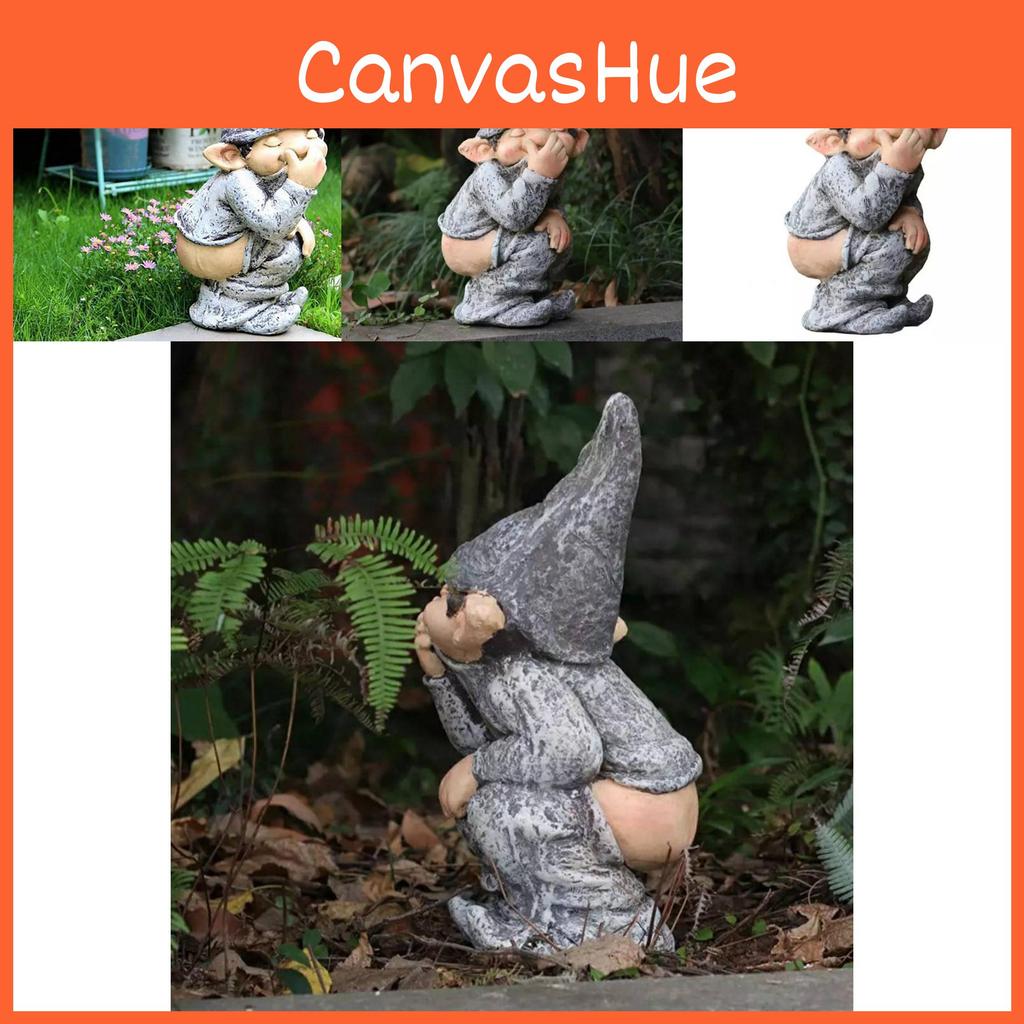 Whimsical Garden Gnome Decorative Figurine Delightful Resin Statue For Outdoor Spaces