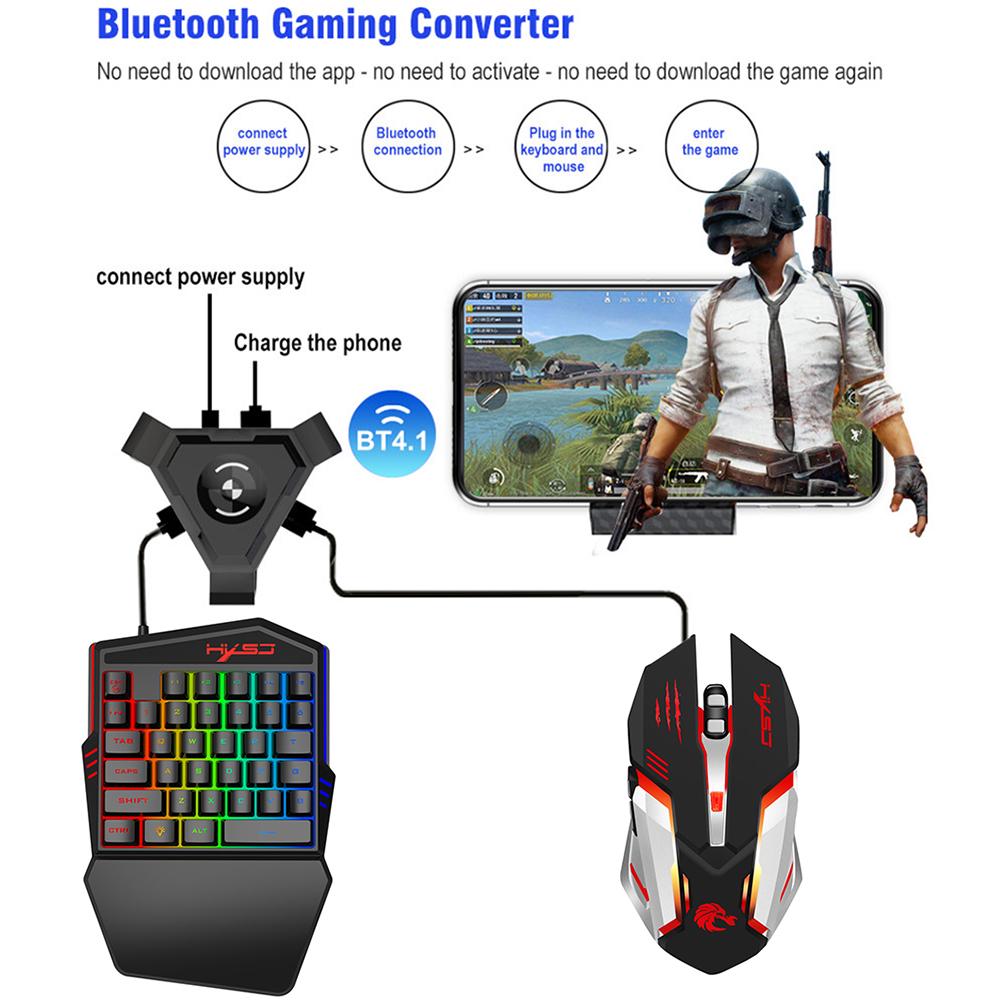Computer Products V100-2+S100+P5 Bluetooth Mobile Game Keyboard Mouse Converter Set Computer Keyboards