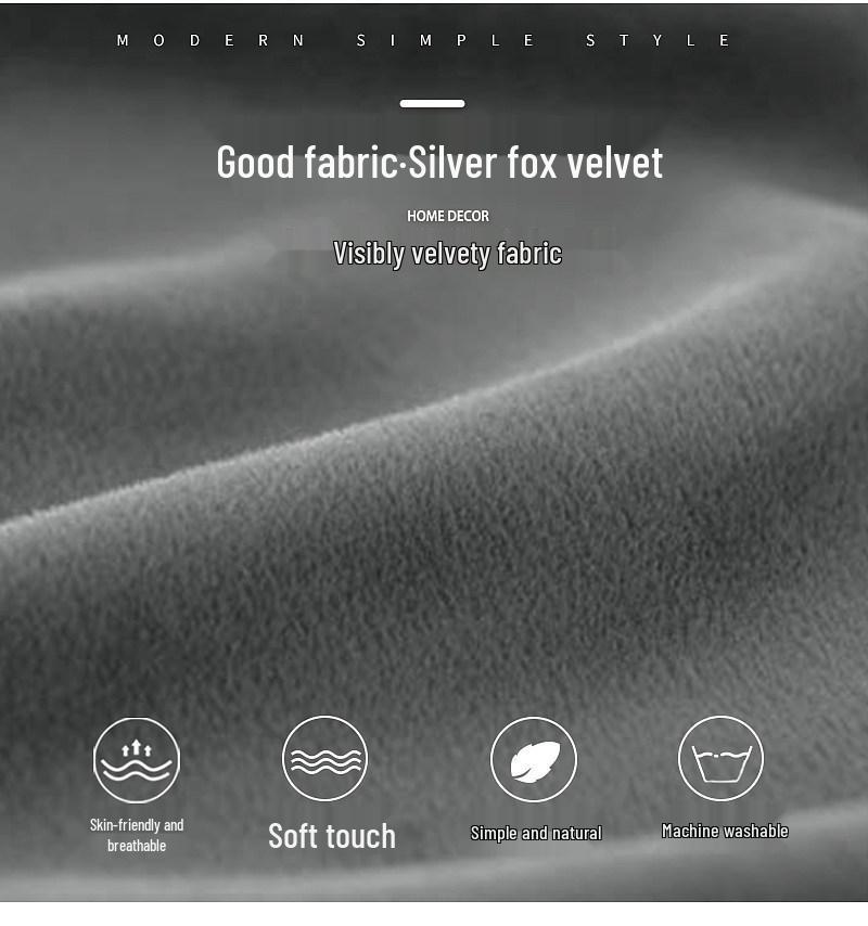 Women's Plus Velvet Thickened 450g Silver Fox Hoodie - Warm, Casual, Loose Fit, Solid Color for Autumn & Winter.